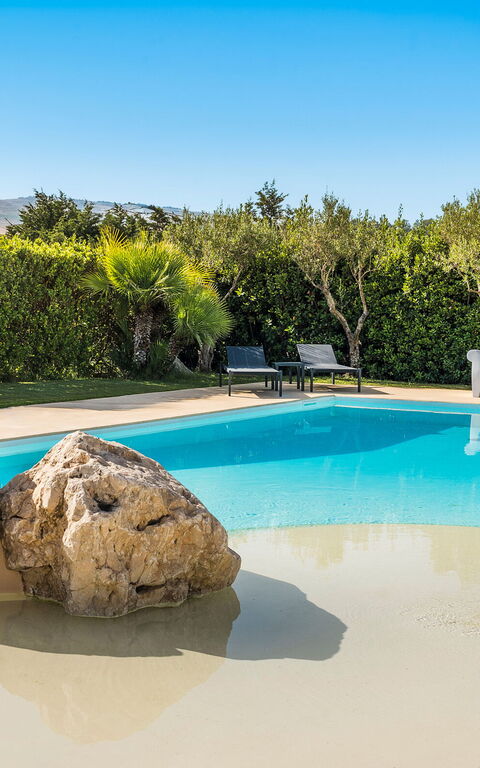 Villa Ager Costa: Exteriör, slå samman, Utomhus