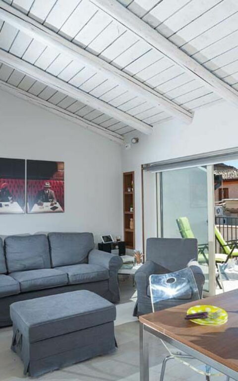 Taormina Suite: Kök, Lunchrum, Vardagsrum