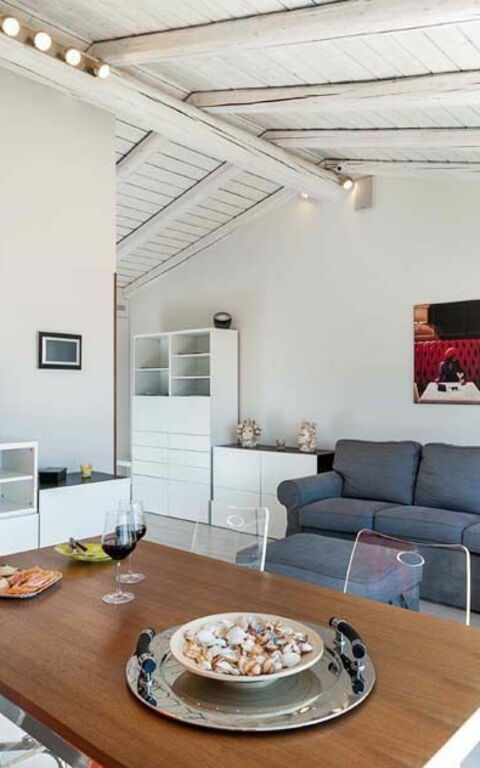 Taormina Suite: Kök, Lunchrum, Vardagsrum