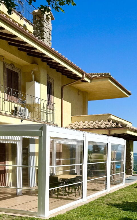 I Gigli Di Bolsena: Balkong / terrass / uteplats, Trädgård