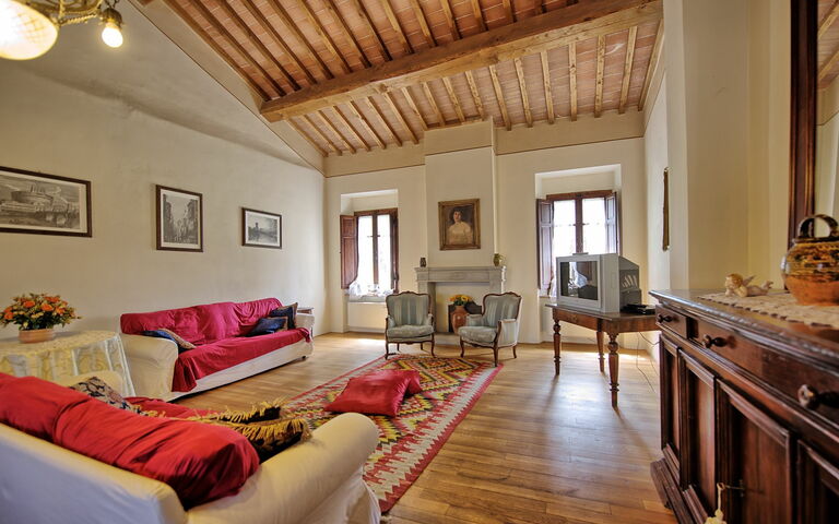 Villa Capolona: Vardagsrum