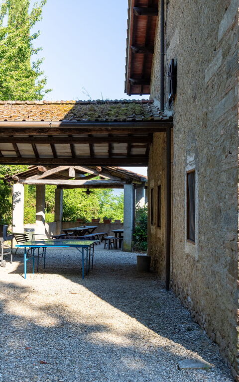 Casale Giotto: Exteriör, Utomhus