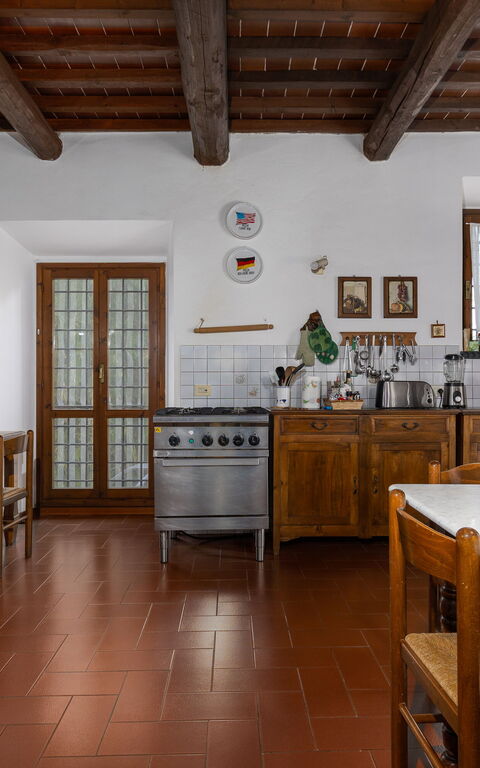 Casale Giotto: Kök, Lunchrum