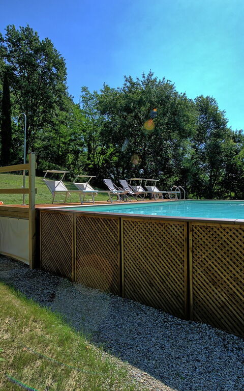 Casale Giotto: slå samman, Trädgård