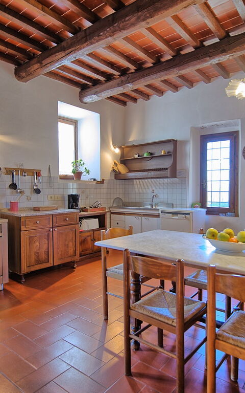 Casale Giotto: Kök, Lunchrum