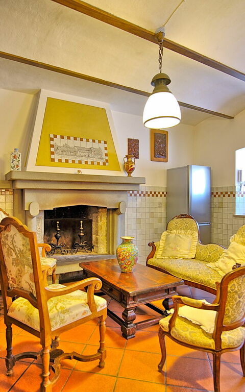 Villa Lorena: Kök, Lunchrum, Vardagsrum