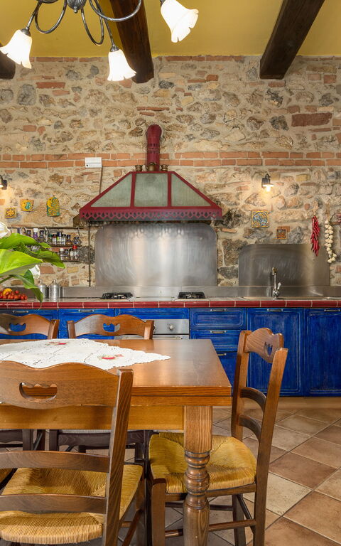 Villa Sabrina: Kök, Lunchrum