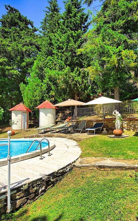 Villa Luciano: slå samman, Trädgård