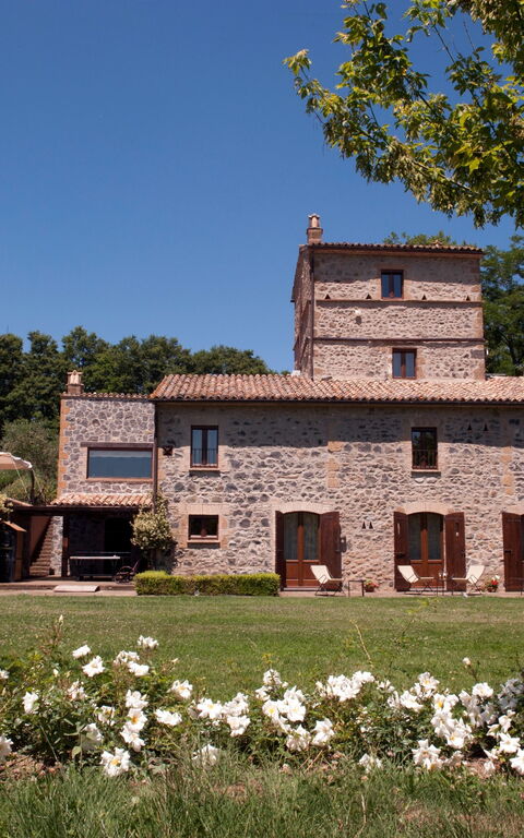 Casale Porano: Exteriör, Trädgård