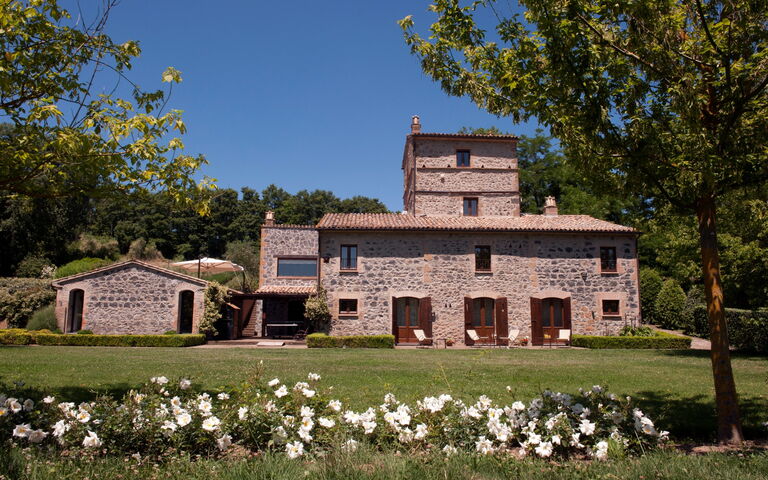 Casale Porano: Exteriör, Trädgård
