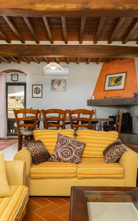 Villa Morandi: Kök, Lunchrum, Vardagsrum