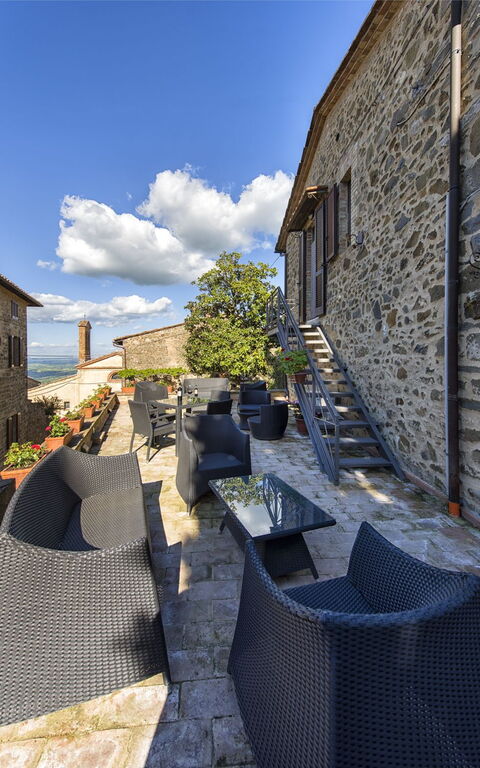 Villa Piazza Della Fortezza: Balkong / terrass / uteplats