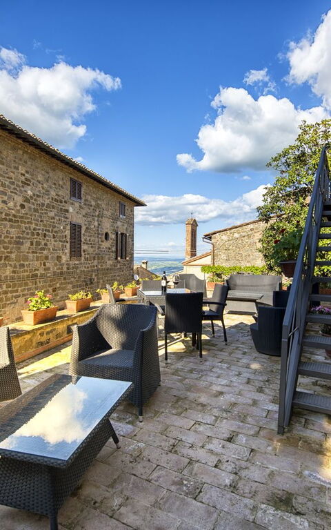 Villa Piazza Della Fortezza: Balkong / terrass / uteplats