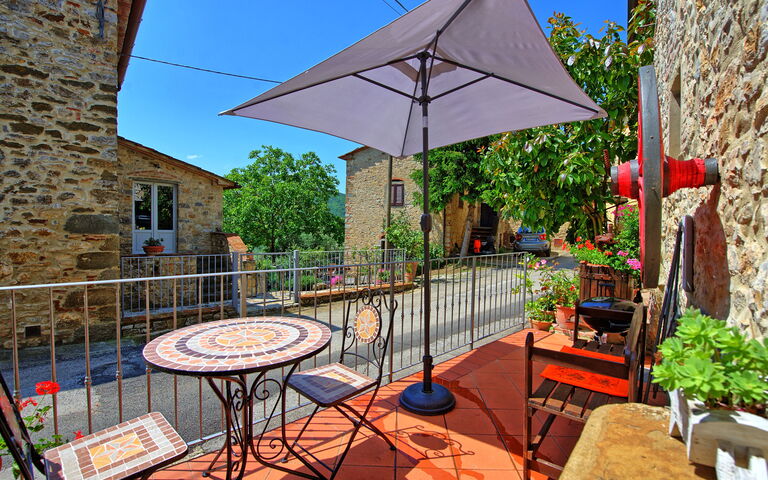 La Ruota: Balkong / terrass / uteplats, Sommar, Utomhus