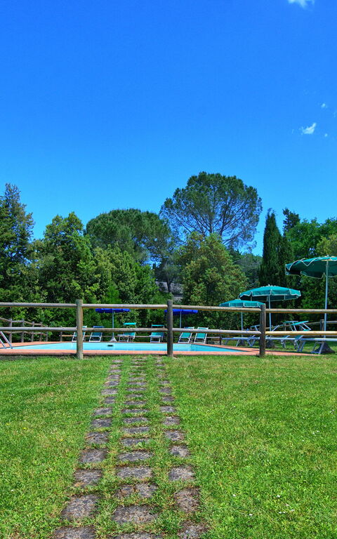 Villa Picchio: Trädgård, Utomhus