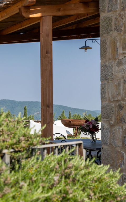 Villa San Michele: Balkong / terrass / uteplats, Trädgård, Utomhus, Visningar