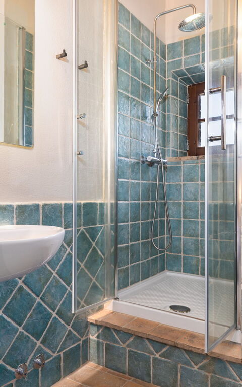 Villa San Michele: Badrum