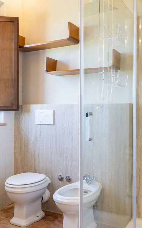 Villa San Michele: Badrum