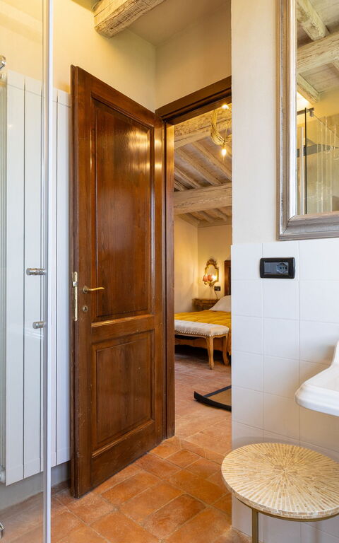 Villa San Michele: Badrum