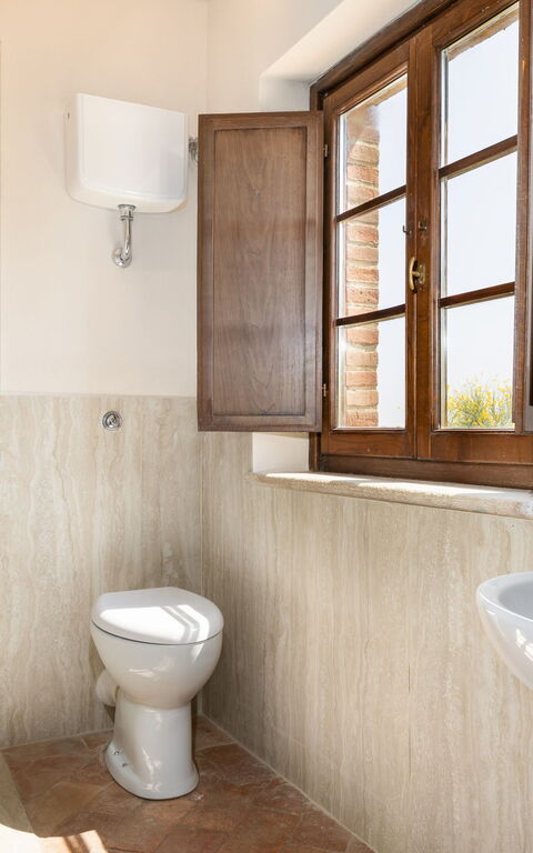 Villa San Michele: Badrum