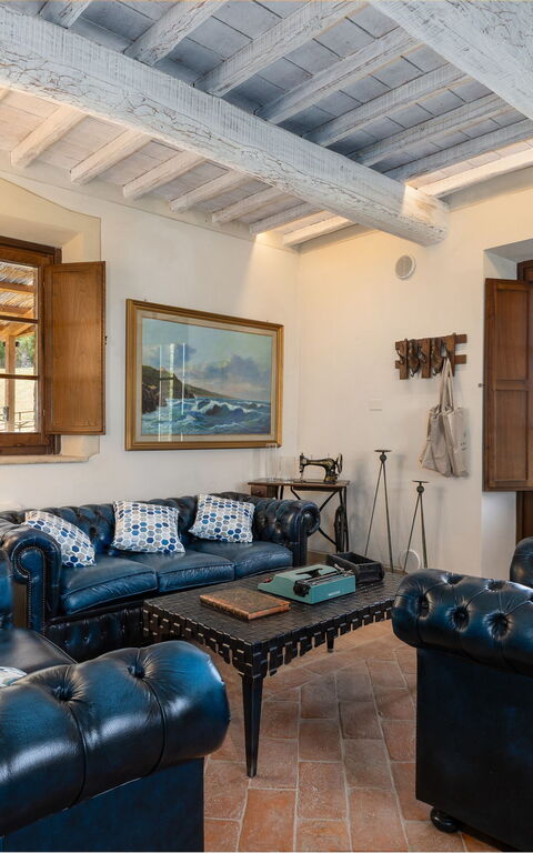 Villa San Michele: Vardagsrum