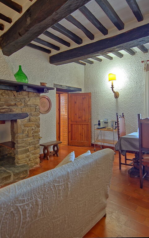 Villa Uccellaia: Lunchrum, Vardagsrum