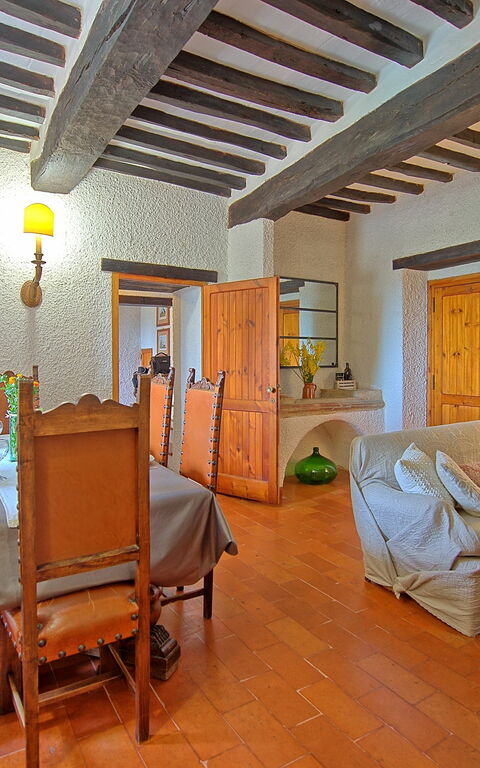 Villa Uccellaia: Lunchrum, Vardagsrum