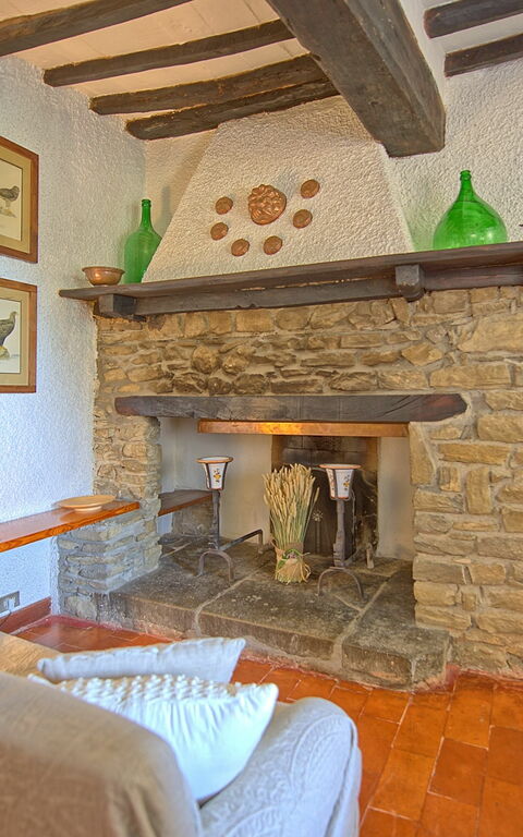 Villa Uccellaia: Vardagsrum