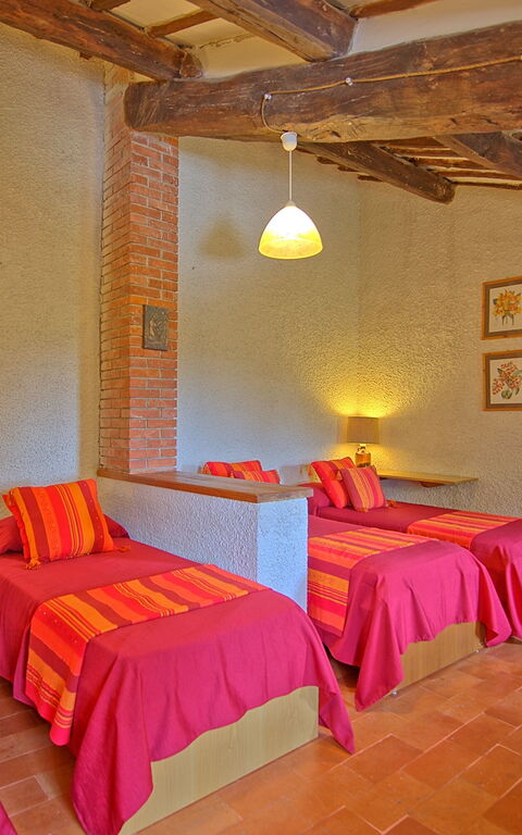 Villa Uccellaia: sovrum