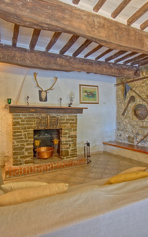 Villa Uccellaia: Vardagsrum