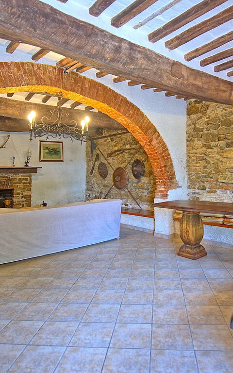 Villa Uccellaia: Vardagsrum