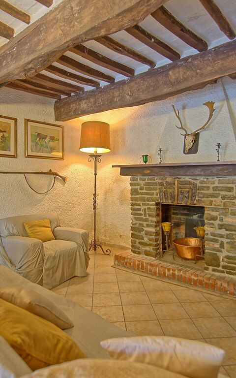 Villa Uccellaia: Vardagsrum