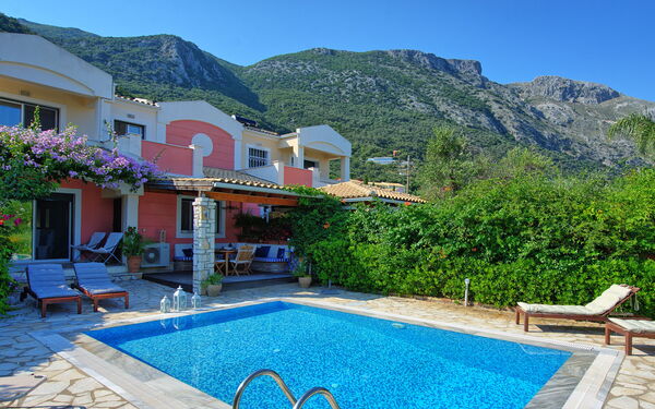 Beach Villa Blue: Exteriör, slå samman, Trädgård, Utomhus