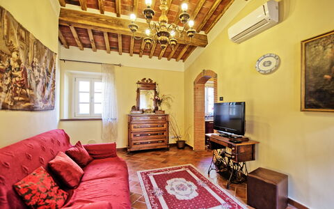 Semesterboende Flavia 1: Vardagsrum