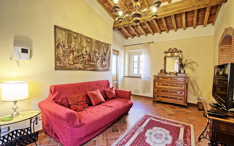 Semesterboende Flavia 1: Vardagsrum