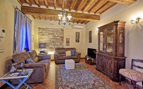 Semesterboende Flavia 2: Vardagsrum