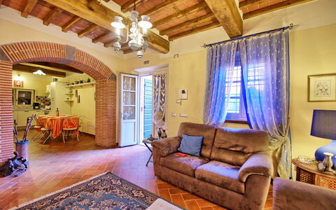 Semesterboende Flavia 2: Vardagsrum