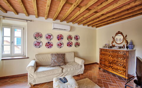 Semesterboende Flavia 3: Vardagsrum