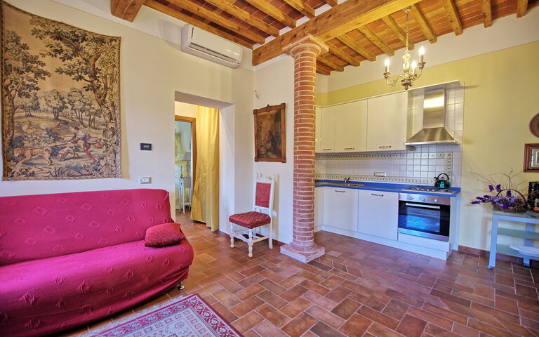 Semesterboende Flavia 5: Kök, Vardagsrum