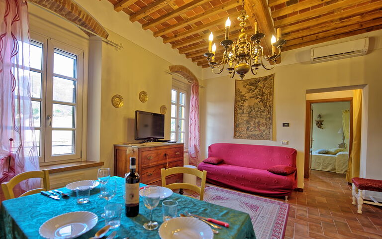 Semesterboende Flavia 5: Lunchrum, Vardagsrum