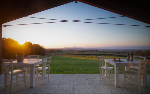 Semesterboende Marcello: Balkong / terrass / uteplats, Sommar, Utomhus, Visningar