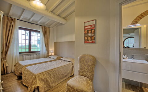 Semesterboende Fornace 1: sovrum