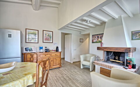 Semesterboende Fornace 1: Kök, Lunchrum, Vardagsrum