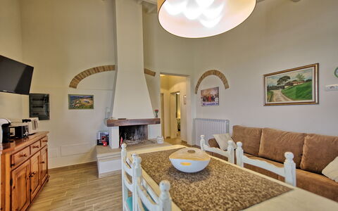 Semesterboende Fornace 2: Kök, Lunchrum, Vardagsrum