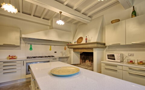 Semesterboende Padronale: Kök, Lunchrum