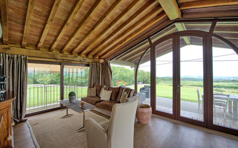 Semesterboende Marcello: Vardagsrum