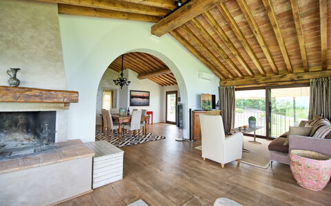 Semesterboende Marcello: Lunchrum, Vardagsrum