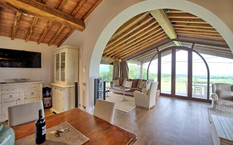 Semesterboende Marcello: Lunchrum, Vardagsrum