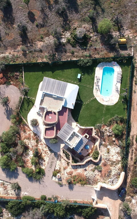 Trullo Torre Suda: slå samman, Trädgård, Visningar