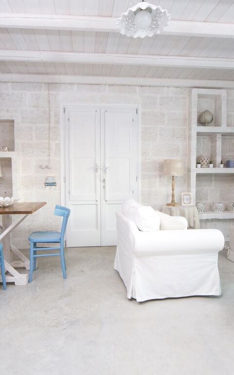 Trullo Torre Suda: Vardagsrum